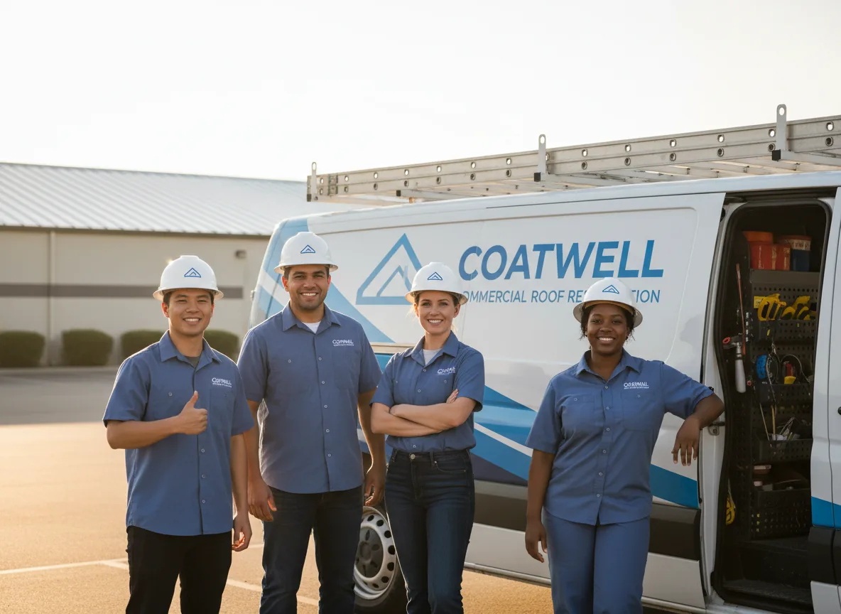 Commercial roof coating company in Bazine, KS